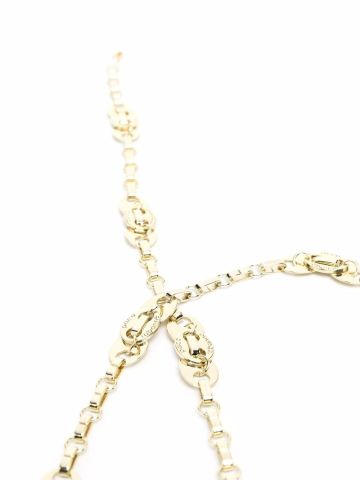 Gold sunglasses chain with decoration
