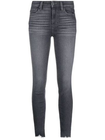 Hoxton raw-cut cropped jeans