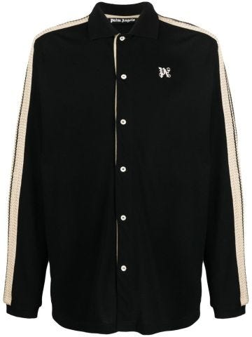 PA Monogram Black Cotton Shirt