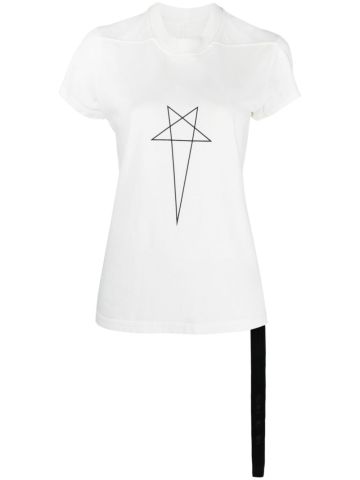Star-logo crew-neck T-shirt