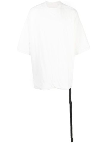 White T-shirt with drawstring