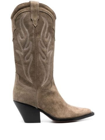 Santa Fe Beige Cowboy Boots