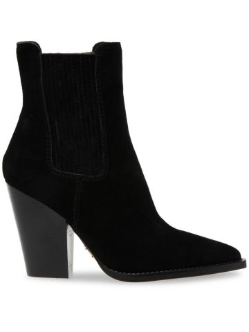 High Roller Black Suede Boots