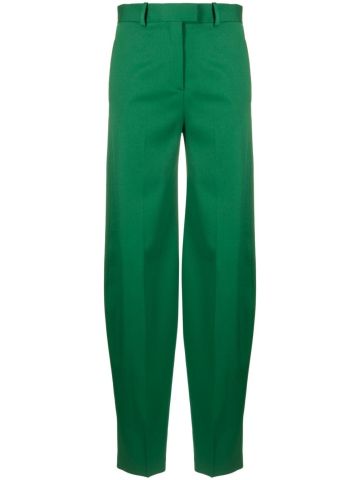 Green Tapered Jagger Pants
