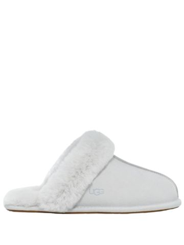 Ice grey suede Scuffette II slippers