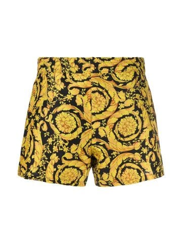 Boxer shorts with Baroque print