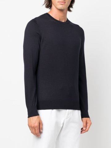 Crew-neck cashmere jumper
