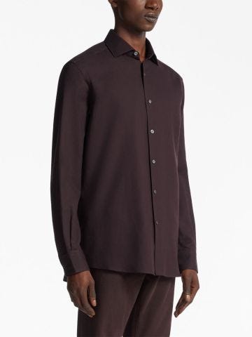 Cashco cotton-cashmere shirt