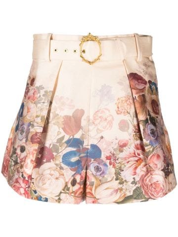 Luminosity floral print shorts