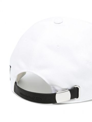 Cappello da baseball bianco con ricamo logo