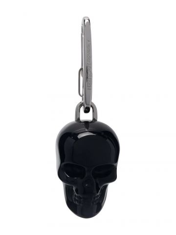 Black skull charm Keychain