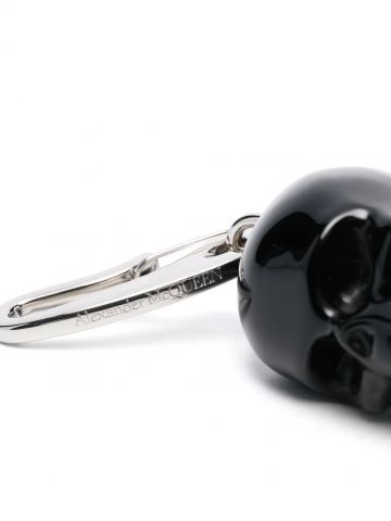 Black skull charm Keychain