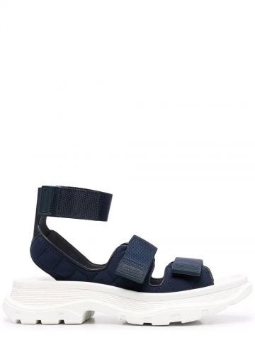 Blue touch strap Sandals