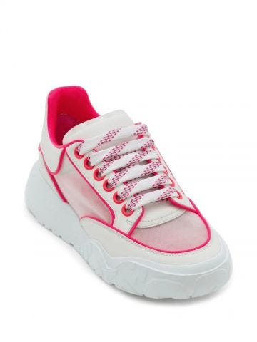 Pink chunky sole sneakers