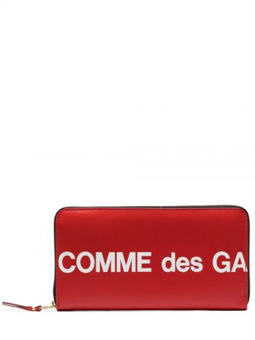 Portafoglio Continental rosso con stampa logo