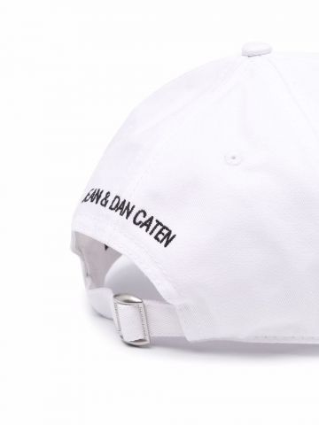 Cappello da baseball bianco con stampa logo