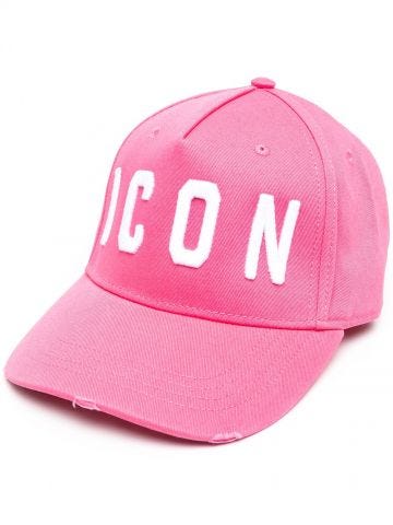 Cappello da baseball rosa con ricamo logo