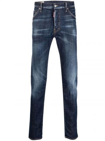 Faded blue slim-cut Jeans