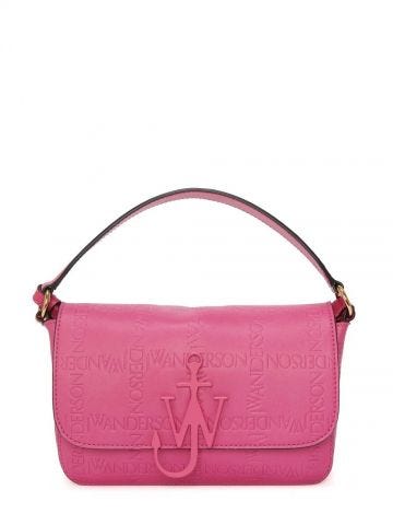 Pink Anchor midi shoulder Bag