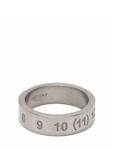 Engraved silver Ring