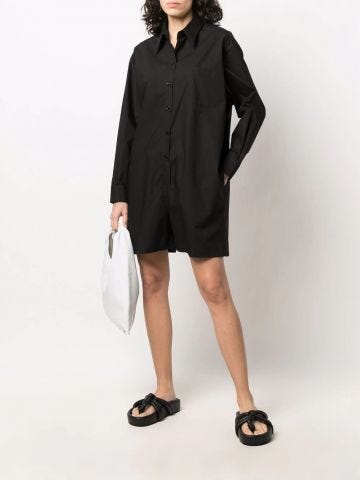 Long sleeved black Playsuit