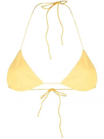 Top Bikini a triangolo giallo