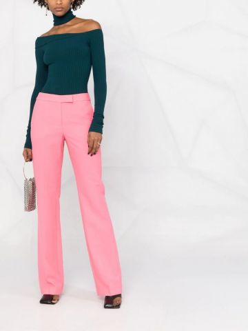 Pink Gladys straight-leg Trousers