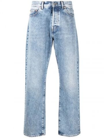 VLogo light blue straight Jeans