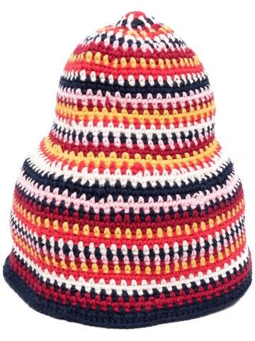 Crochet Beach Break multicolored Hat