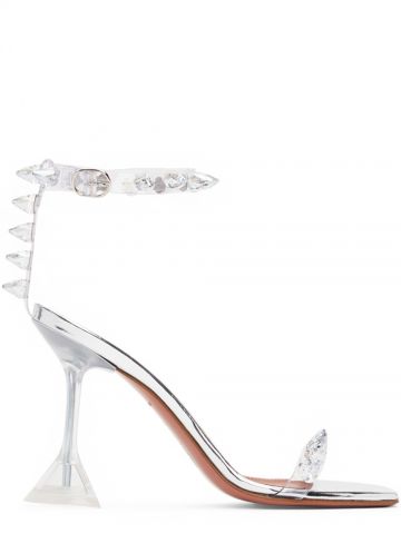 Julia sandals with clear PVC heel