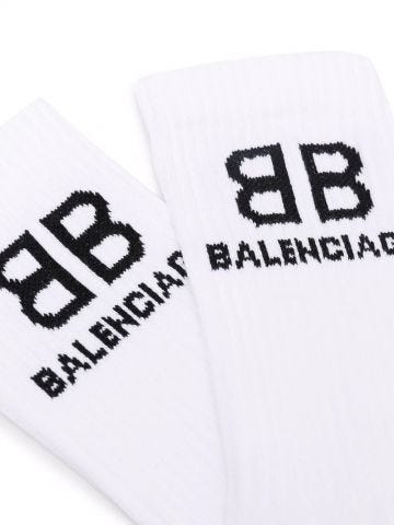 Calzini bianchi con logo BB Tennis