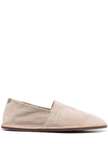 Beige round toe Loafers