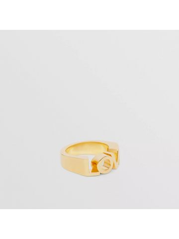 Gold-plated Love Ring