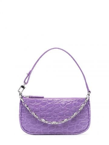 Mini Rachel Mock purple shoulder Bag