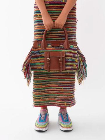 Multicolored Edith shoulder Bag