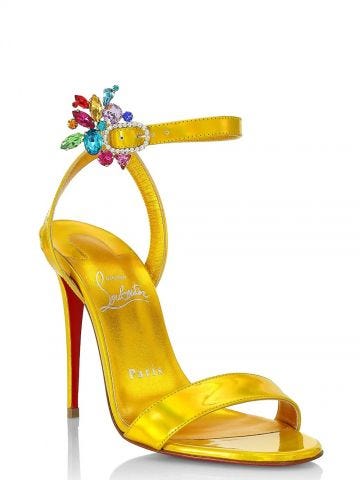 Yellow Goldie Joli heeled Sandals