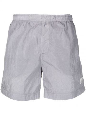 Logo patch grey Swim Shorts