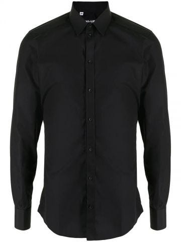 Camicia nera button-down