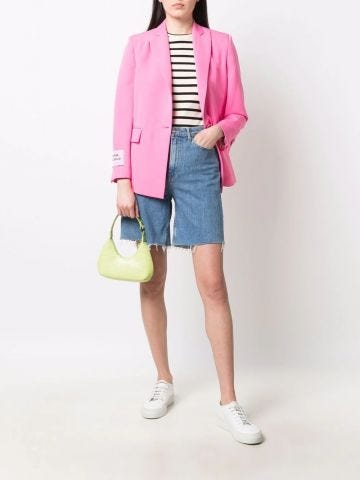 Pink single breasted tailored Blazer