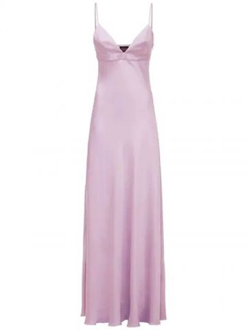 Pink long slip Dress