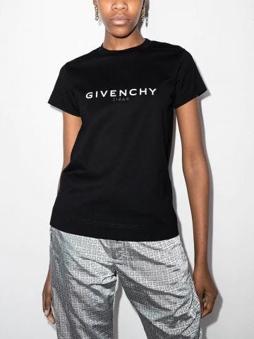 Black T-shirt with double-sided print