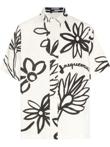 Moisson white floral print Shirt