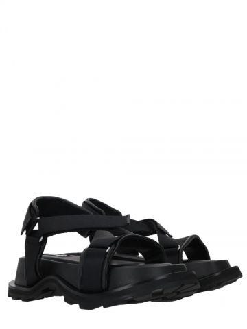 Black flatform Sandals