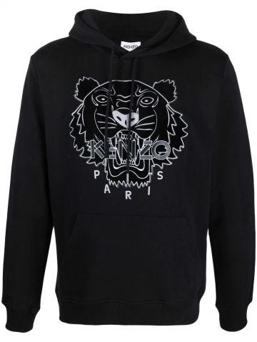 Black hooded Tiger Sweatshirt