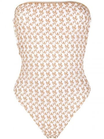 Gold embroidery Swimsuit