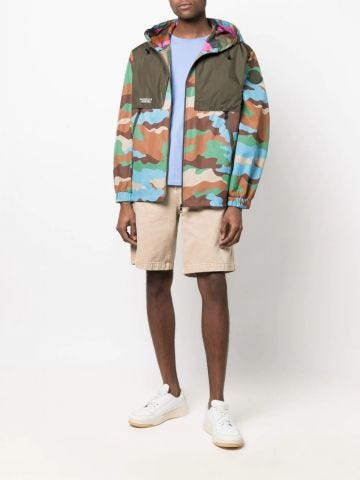 Multicolored camouflage print Jacket