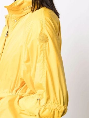 Yellow Lins drawstring detail Parka Jacket