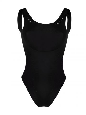 Cut-out detail black One piece Swimsuit