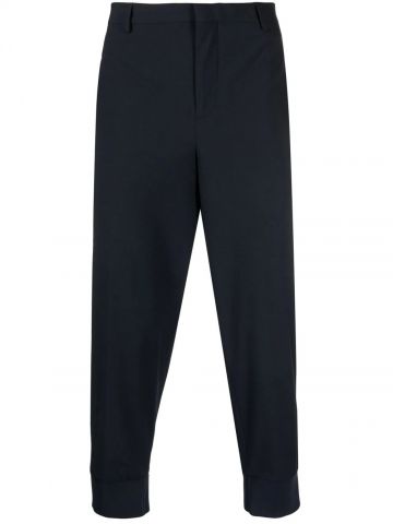 Blue slim Trousers with pockets