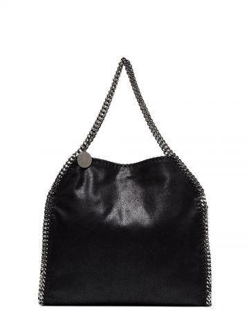 Black Falabella foldover top bag